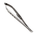 A2Z Scilab Castroviejo Needle Holder 7" Curved, Fenestrated Flat Handle A2Z-ZR594